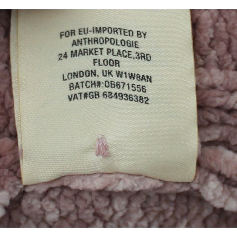 Moth By Anthropologie Womens Chunky Knit Sweater Pink Size S Pre-Owned - Picture 11 of 11